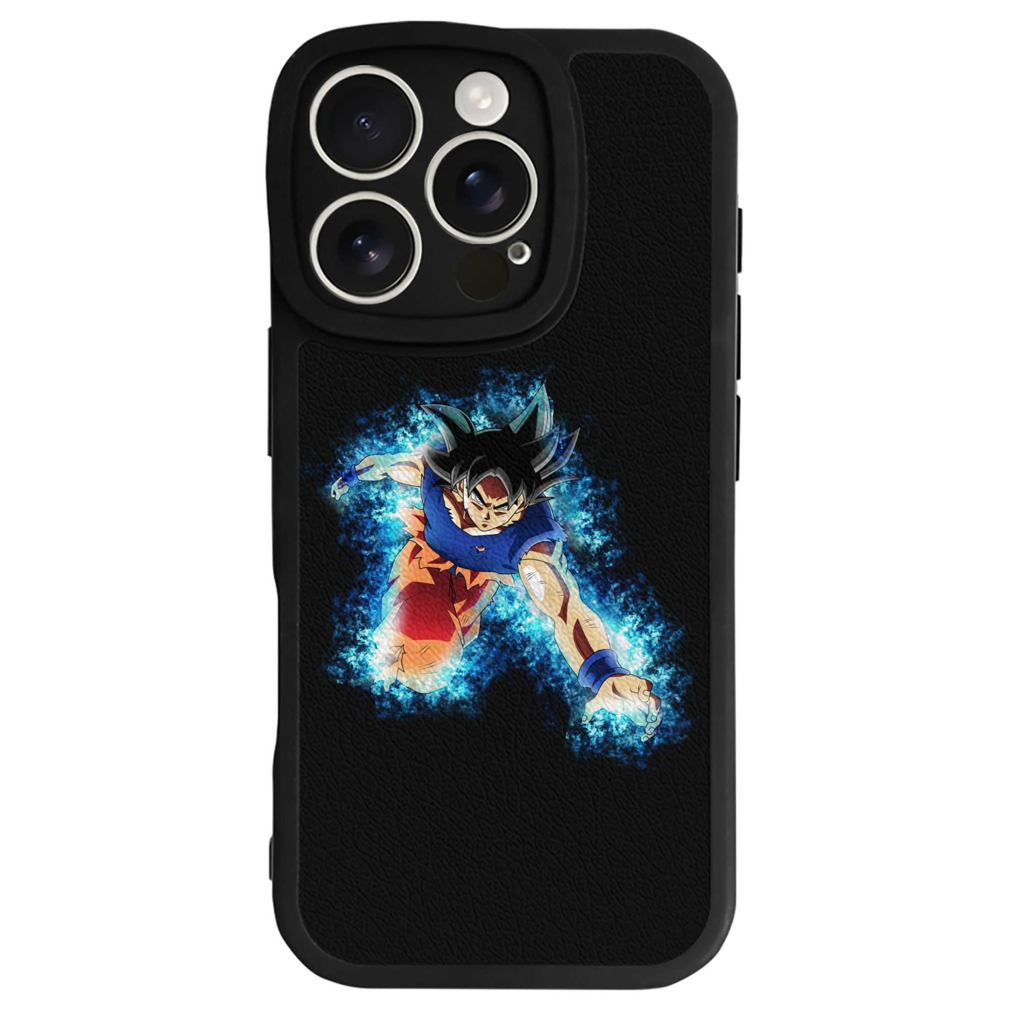 （画像用） ドラゴンボール 孫悟空（そん ごくう）Son Goku カカロット DRAGON BALL Kakarotto 【iPhone 16シリーズ対応】シリコンスマホケース（レザー調） 材質：シリコン